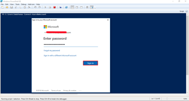 email address password